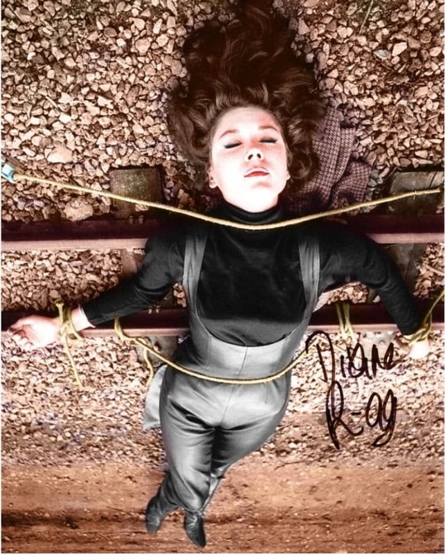 Diana Rigg in  'The Gravediggers' (1965) - British TV’s The Avengers wrapped its heroines in leather and latex