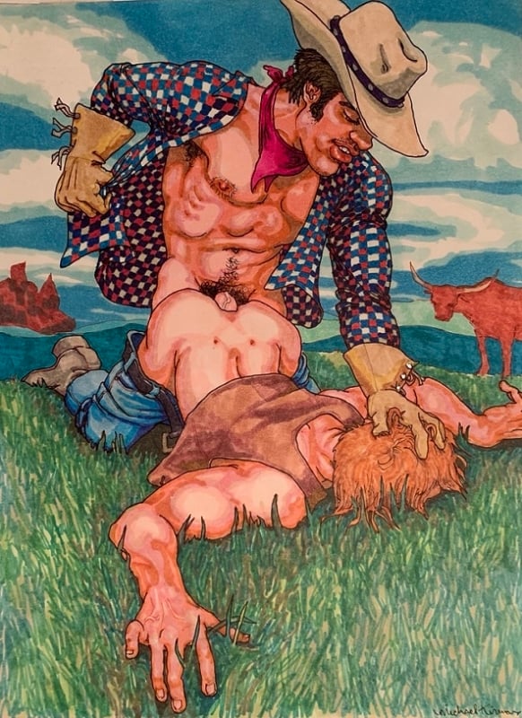Dick 2 Cowboys by Michael Kirwan
