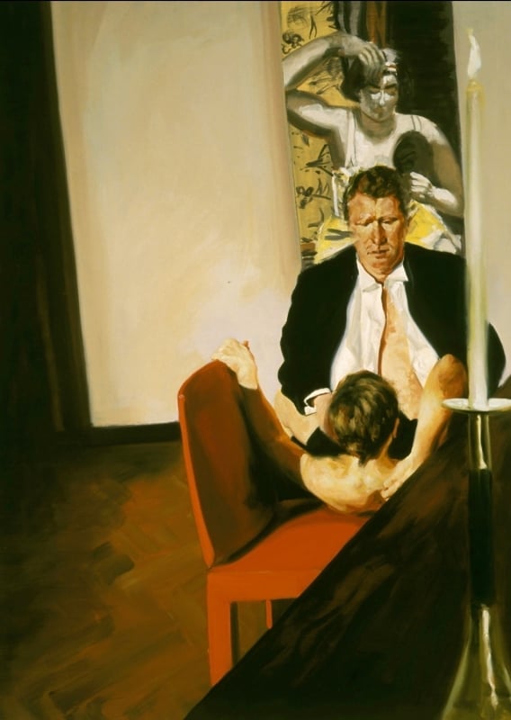 Dining Room scene #1 by Eric Fischl
