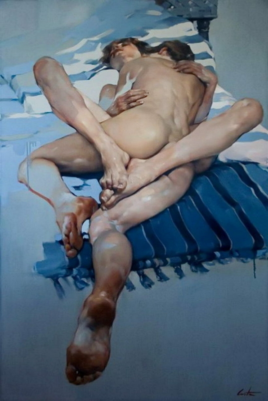 Dipinto erotico by Costa Dvorezky