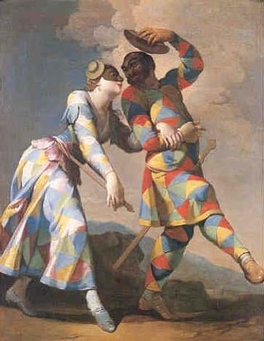 Domenico Ferretti, Arlequinno and Columbina