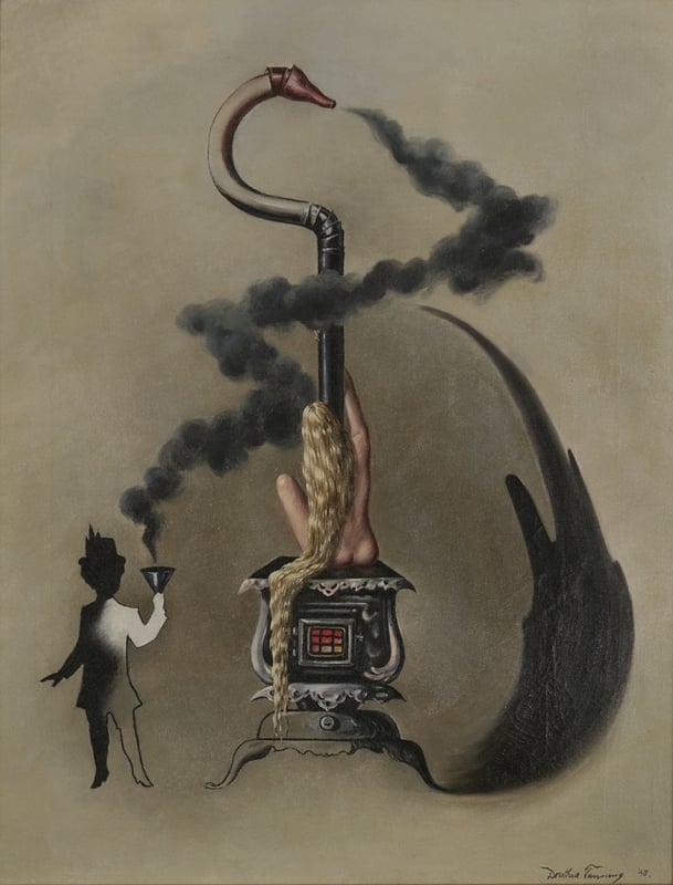 Dorothea Tanning, Profanation, 1943. Oil on canvas Dorothea Tanning, Profanation, 1943. Oil on canvas