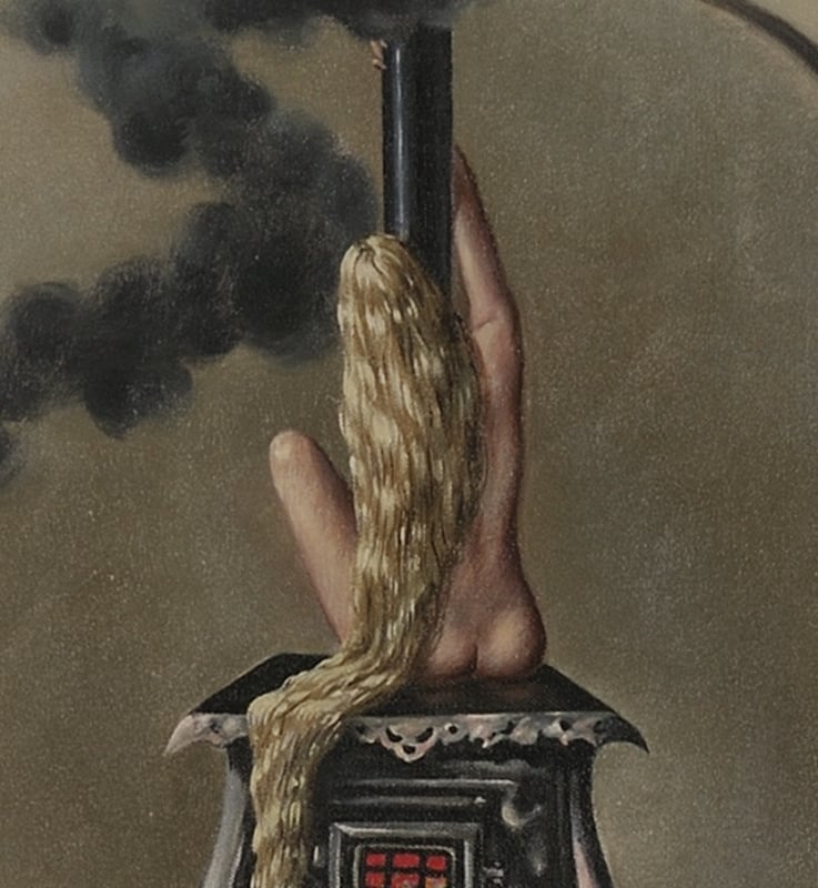 Dorothea Tanning, Profanation, 1943 (detail) Dorothea Tanning, Profanation, 1943 (detail)