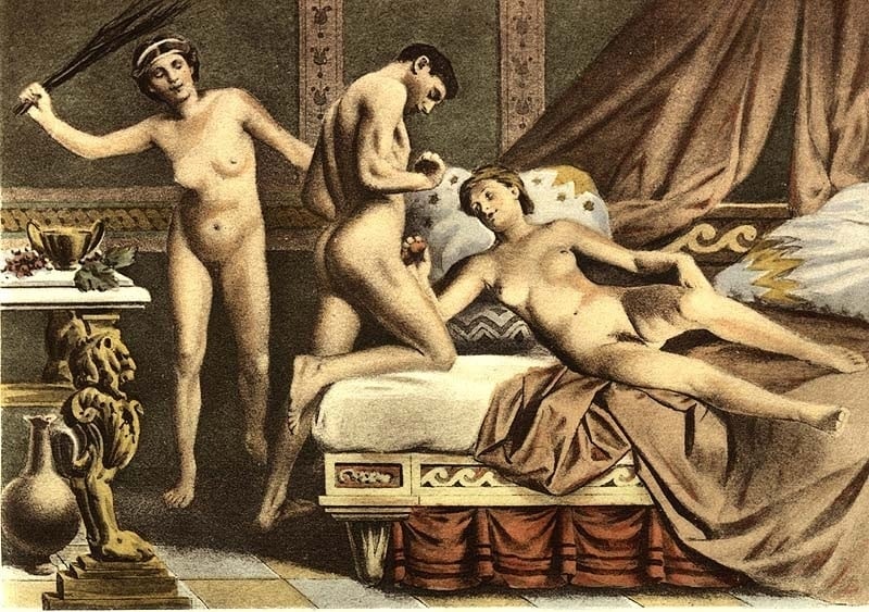 Édouard Avril orgy scene