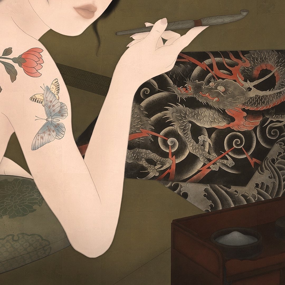 dragon tattoo senju shunga