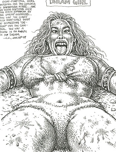 Dream girl by Robert Crumb