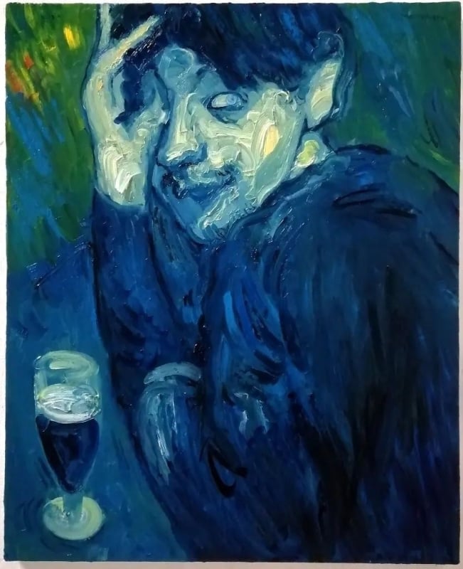 drunk man by Masaya Yoshioka
