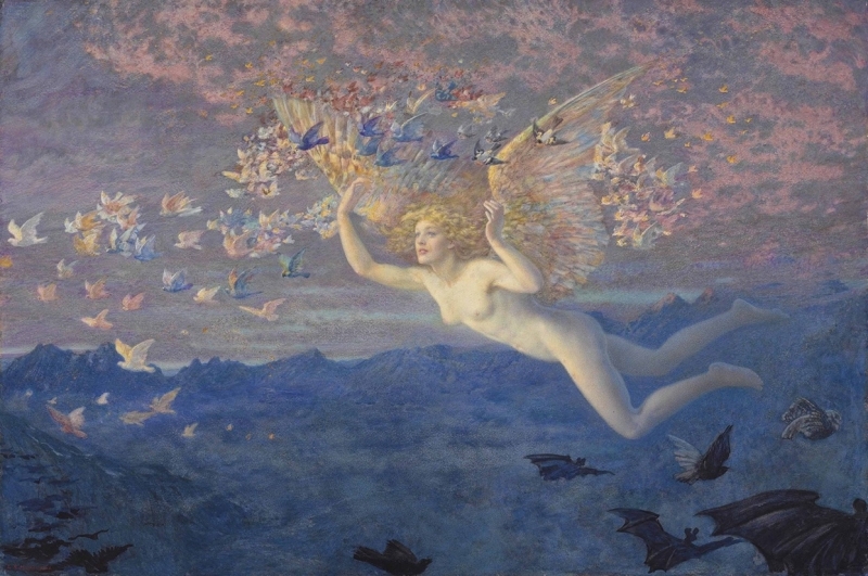 Edward Robert Hughes, Wings of the Morning, 1905