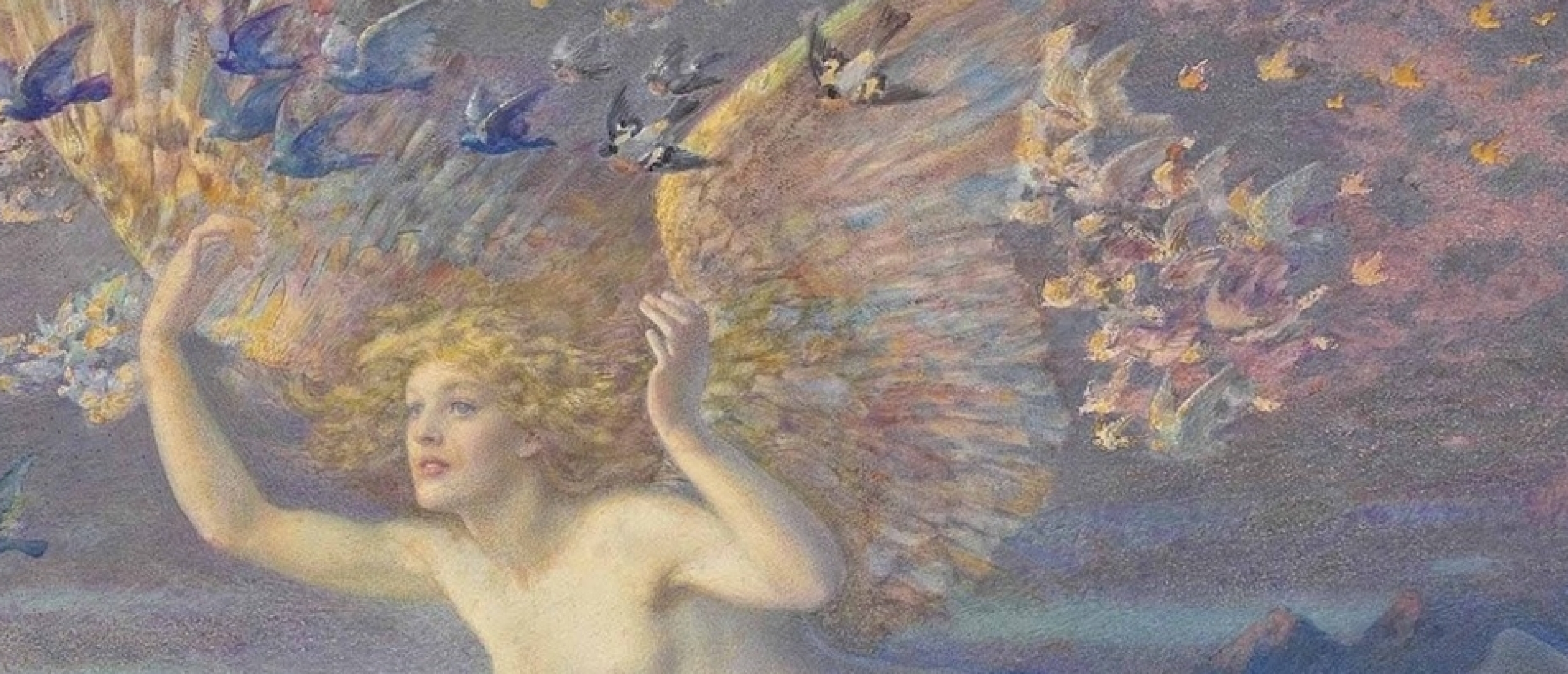Edward Robert Hughes, Wings of the Morning, 1905 (detail)