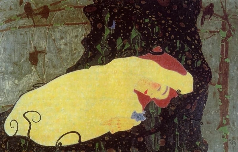 Egon Schiele, Danae, 1909