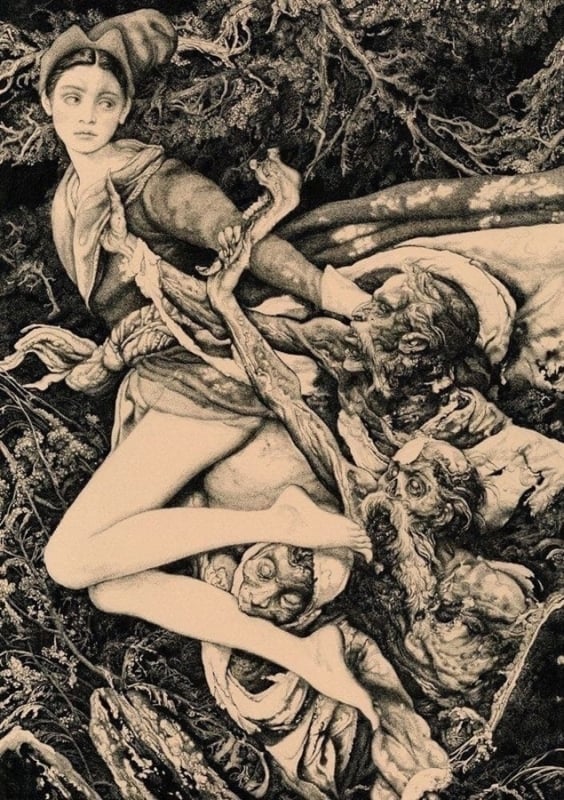 Eleonora', Illustration for Edgar Allan by Vania Zouravliov