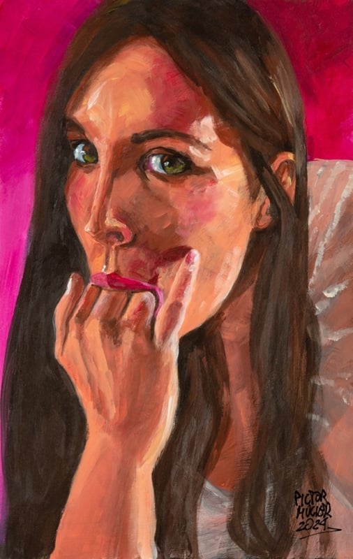 En que piensas (what are you thinking about?) by Pictor Mulier