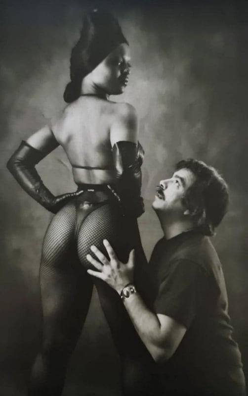 Eric Kroll and erotic model
