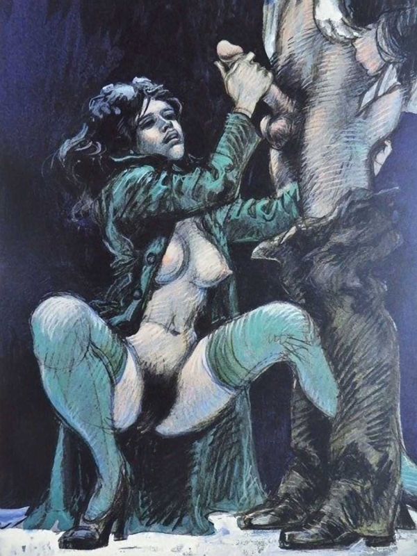 erotic art by Jean Claude Forest