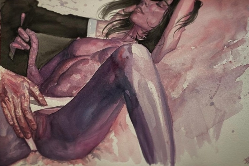 erotic artwork by Tom Tapit
