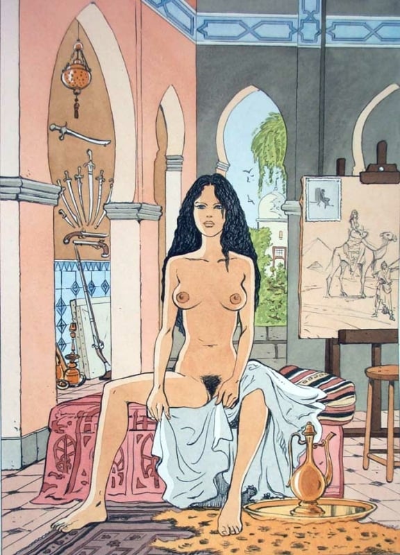 erotic comic art Vittorio Giardino