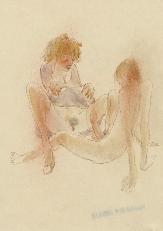 erotic drawing by Otto Rudolf Schatz erotic drawing by Otto Rudolf Schatz