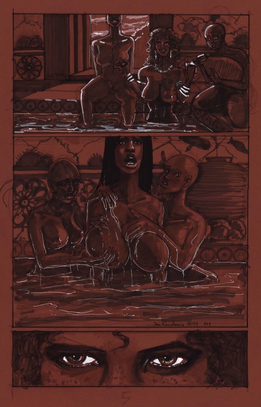 erotic graphic novel minotaur three sisters