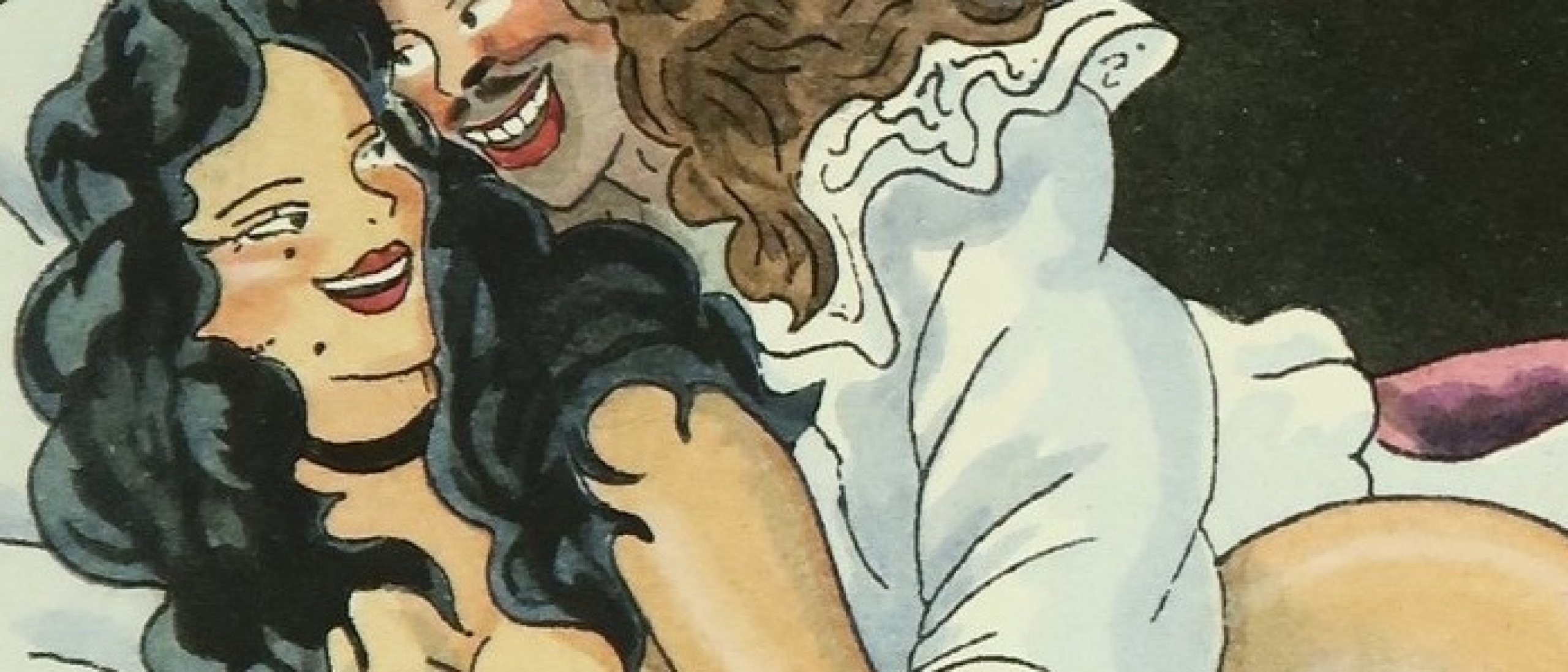 erotic illustration by Jean Gradassi (detail)