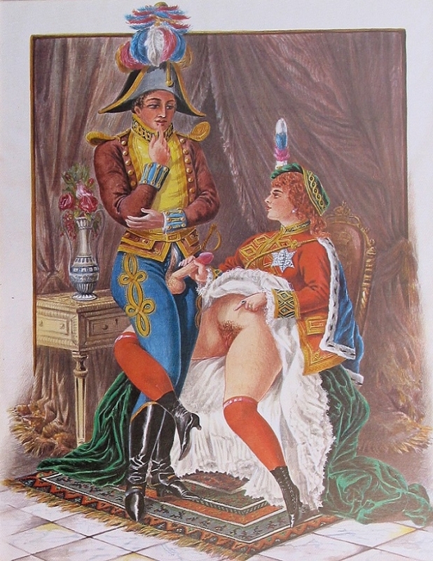 erotic illustration depicting Napoleon