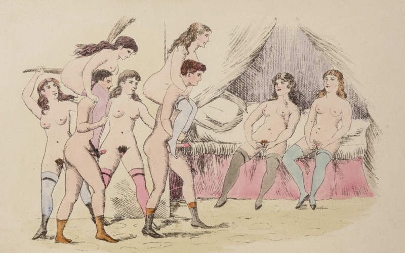 Erotic illustration late 19th century