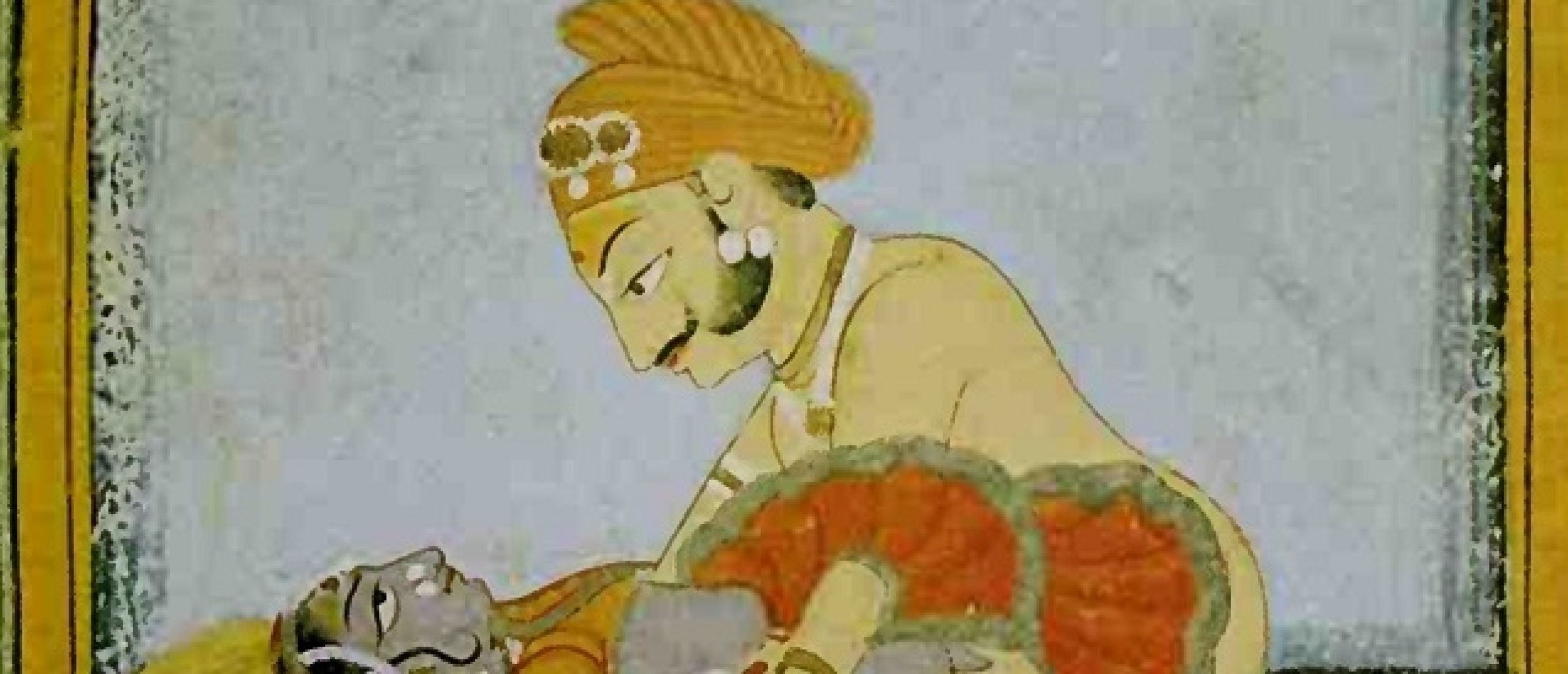 erotic Mighyl style painting late 18th century