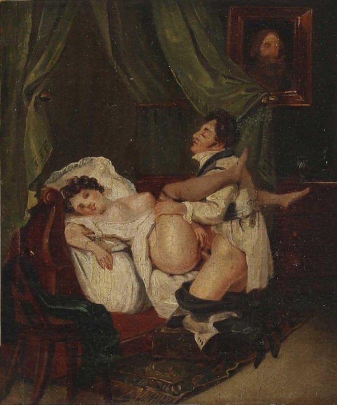 erotic painting French School, around 1830