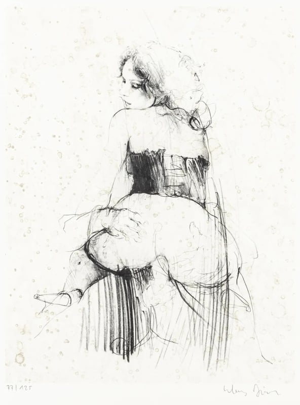 Erotic sketch (1982) by Klaus Böttger