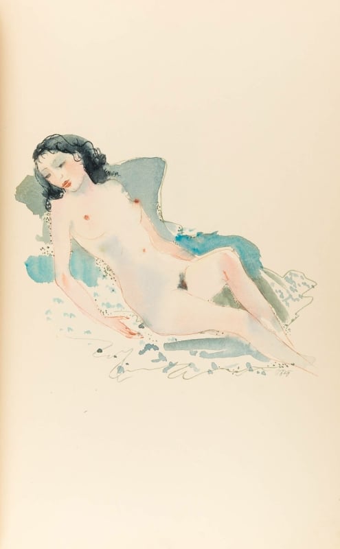 erotic watercolor by Otto Rudolf Schatz
