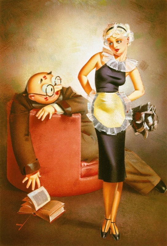 Esky was the original character in the Petty illustrations for Esquire. by George Petty