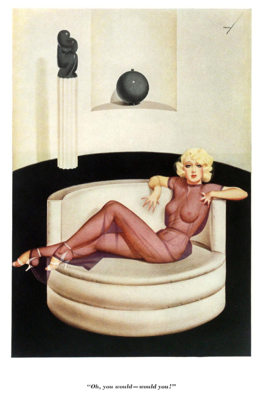 Esquire magazine, April 1935 by George Petty