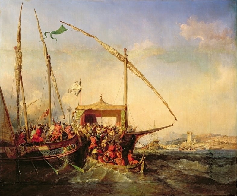 Eugène Lepoittevin naval battle