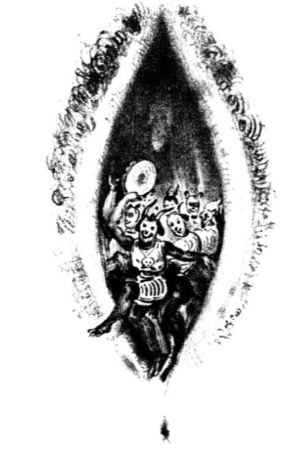 Eugène Lepoittevin vulva art