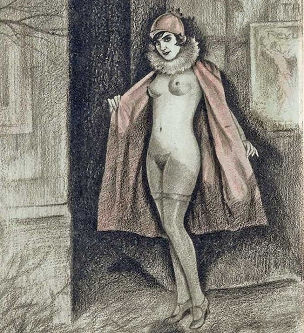 Eugène Reunier All About Love erotic art detail