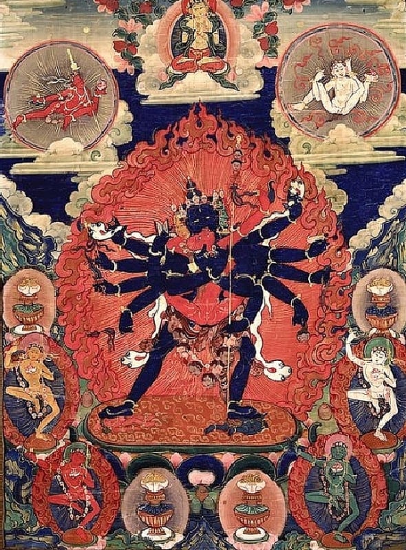 Example of Cakrasamvara and Karmamudrā