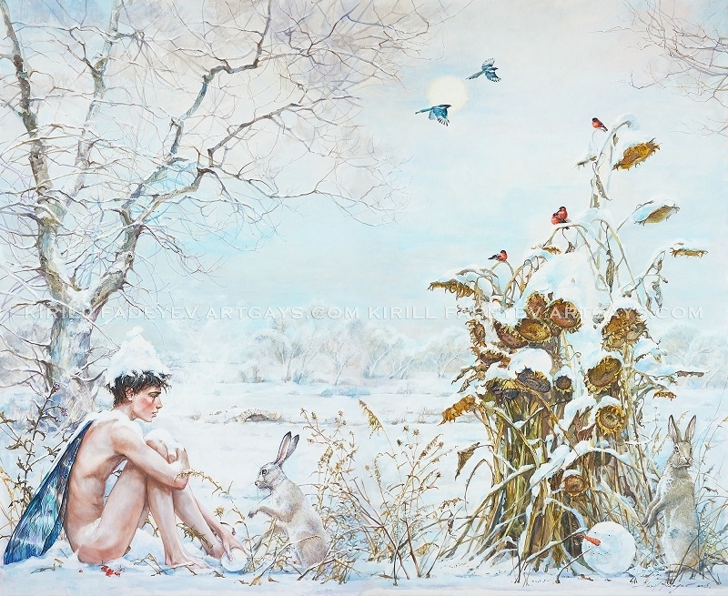 fadeyev Four seasons, winter, print