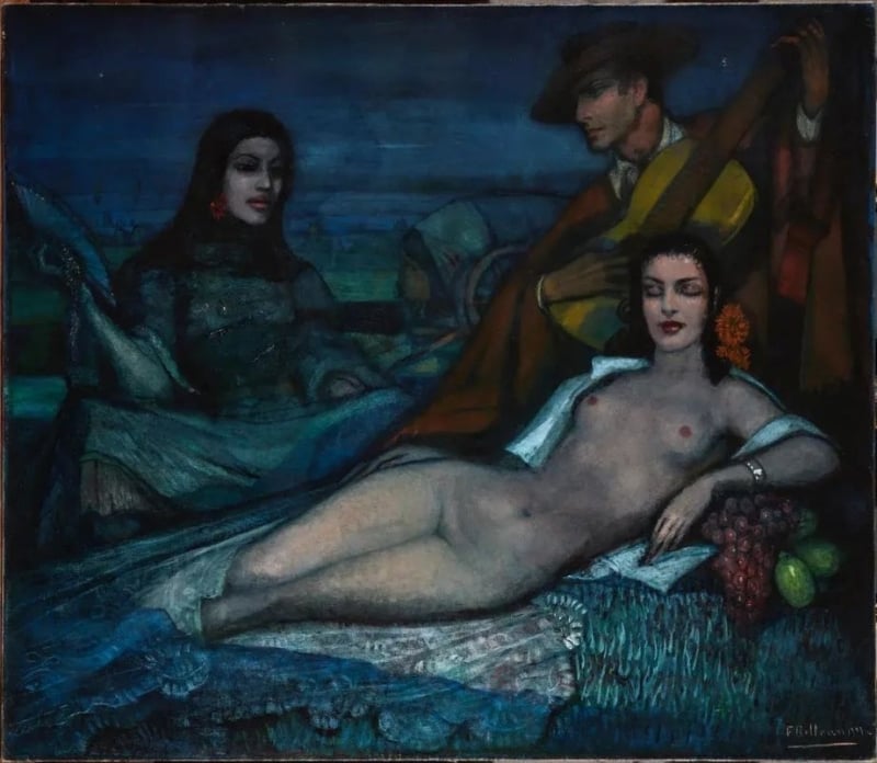 Federico Beltran Masses, Nuit amoureuse (Night of Passion), c 1920s