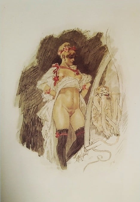 felicien rops pictures: Impudence