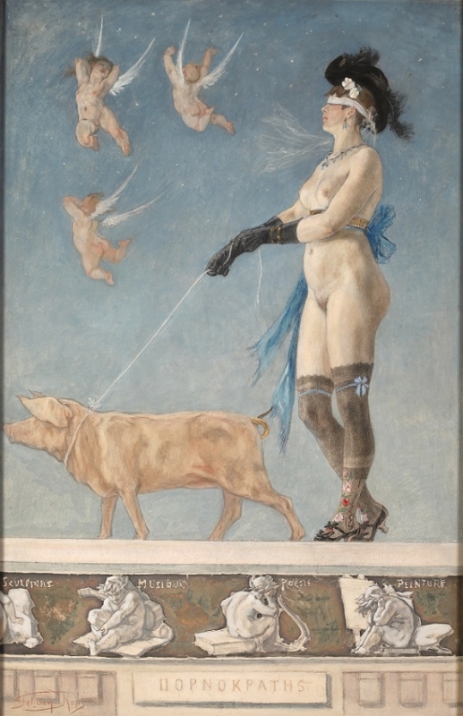 Felicien Rops Pornocrates