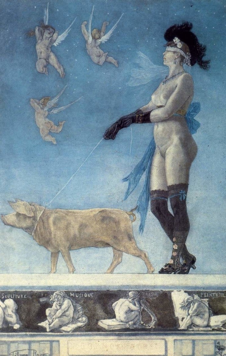 felicien rops pictures: pornocrates