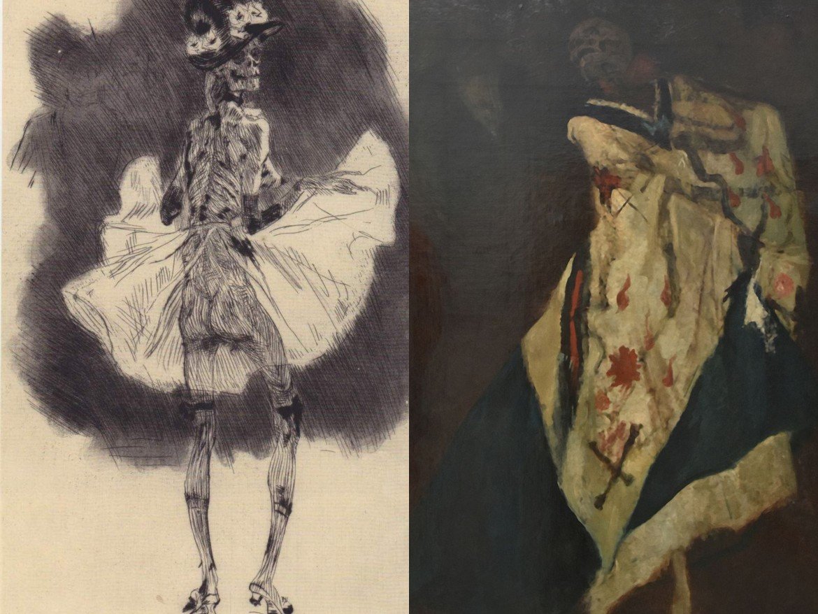 felicien rops pictures Dance of Death and The death at the Ball