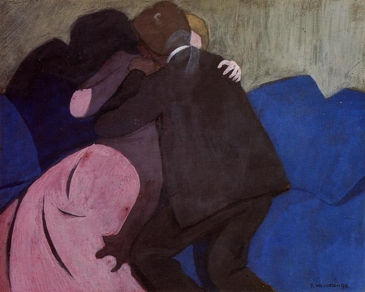 felix vallotton The Kiss