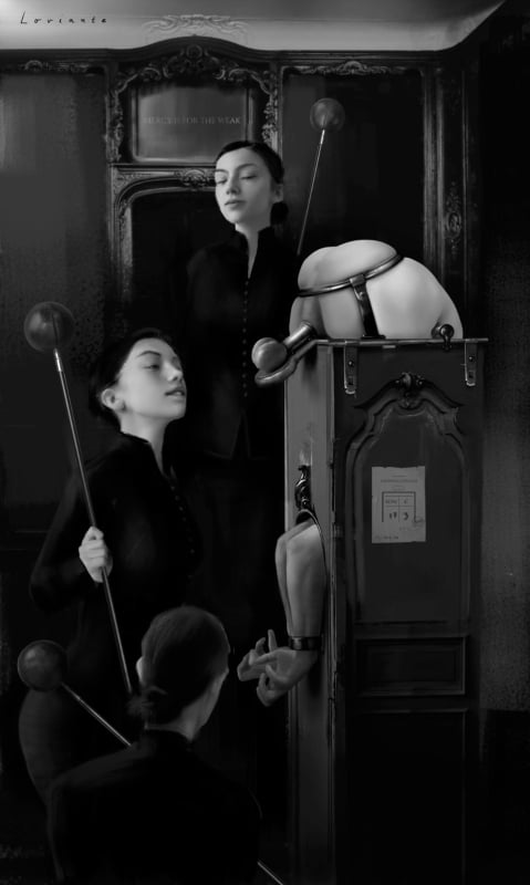 femdom art by Loviante