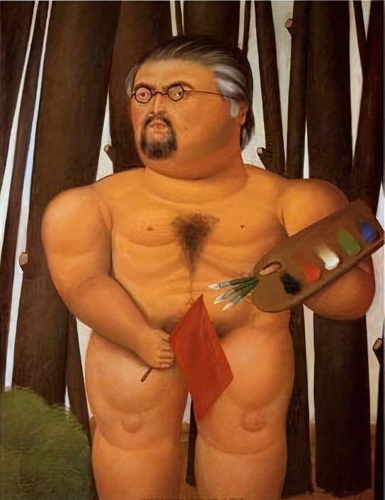 Fernando Botero, Self-portrait