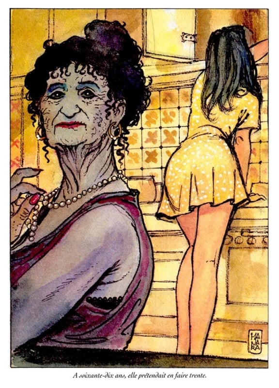 Fire in the Entrails by Milo Manara