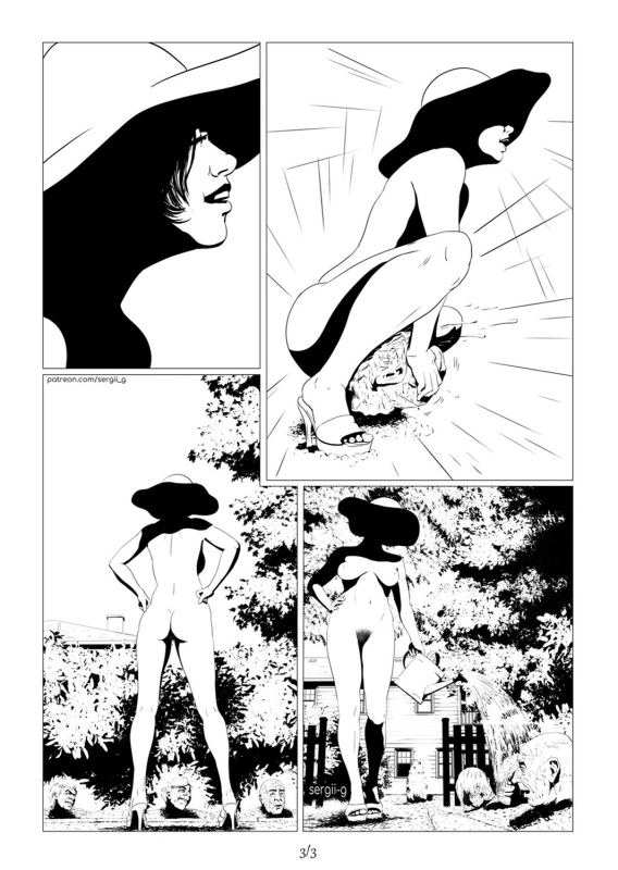 First comic book attempt (2021) by Sergii-g (panel three)