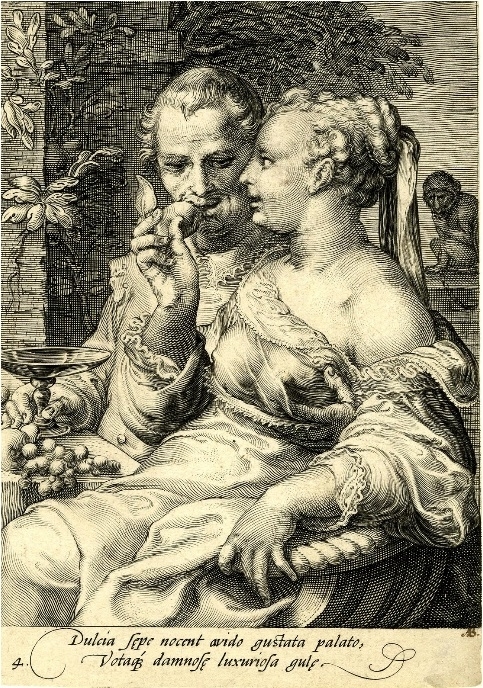 Five Senses Hendrick Goltzius art