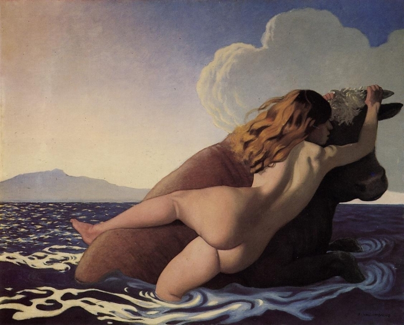 Félix Vallotton, The Rape of Europa, 1908