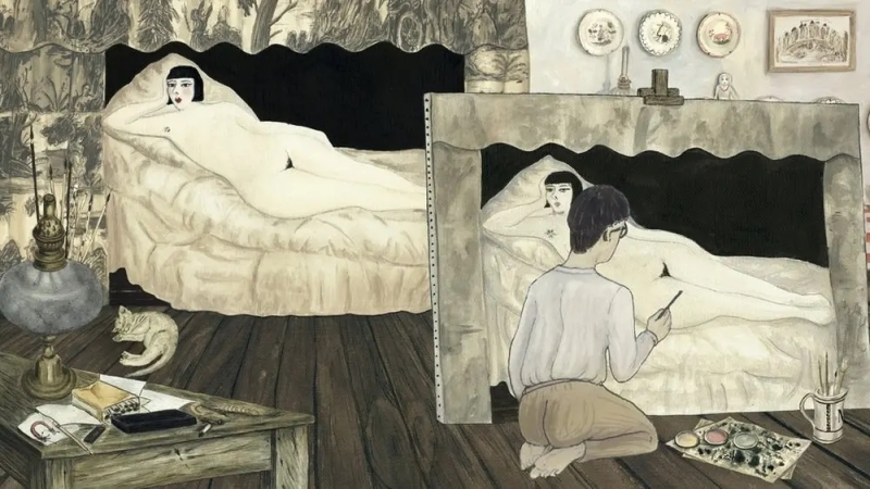 Foujita painting Kiki