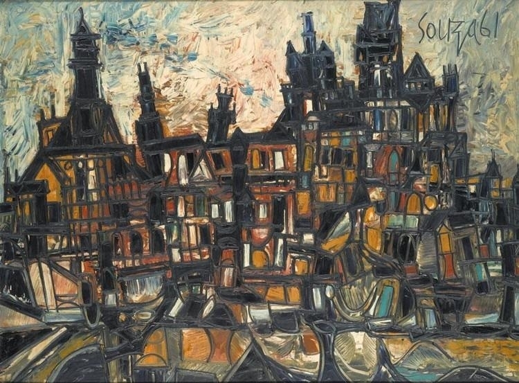 Francis Newton Souza Amsterdam Landscape